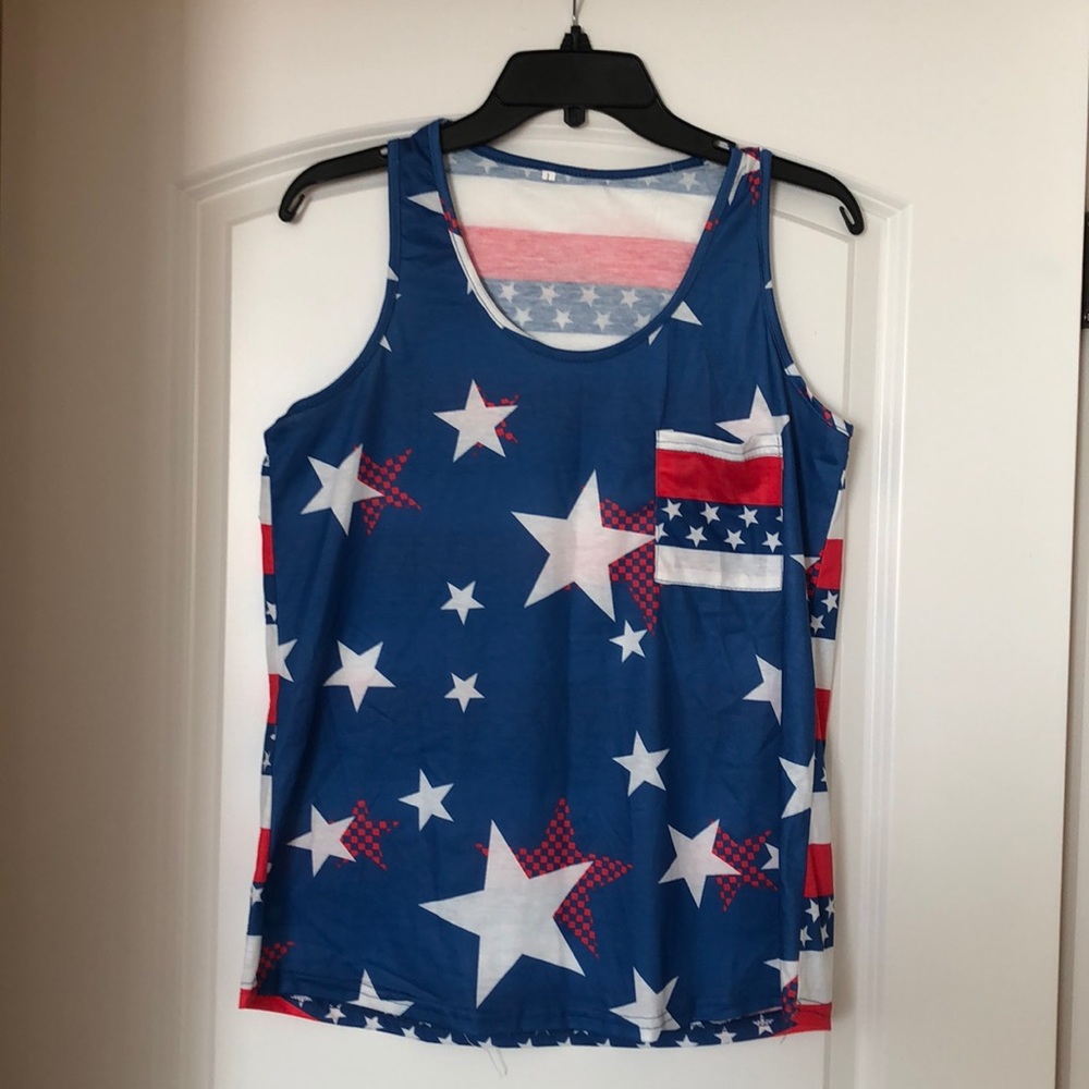 USA/Star Spangled/Patriotic Tank Top